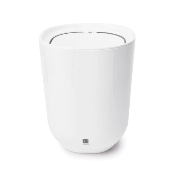 Umbra Step Trash Can and Lid - White