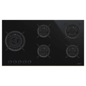 Smeg Gas Hob Dolce Stil Novo 90cm PV695LCNR