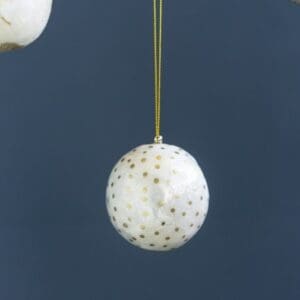 Kinta white xmas ball