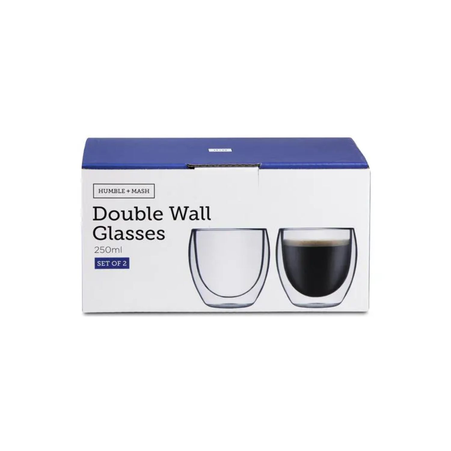Double Wall Cappuccino Glasses Set Of 2