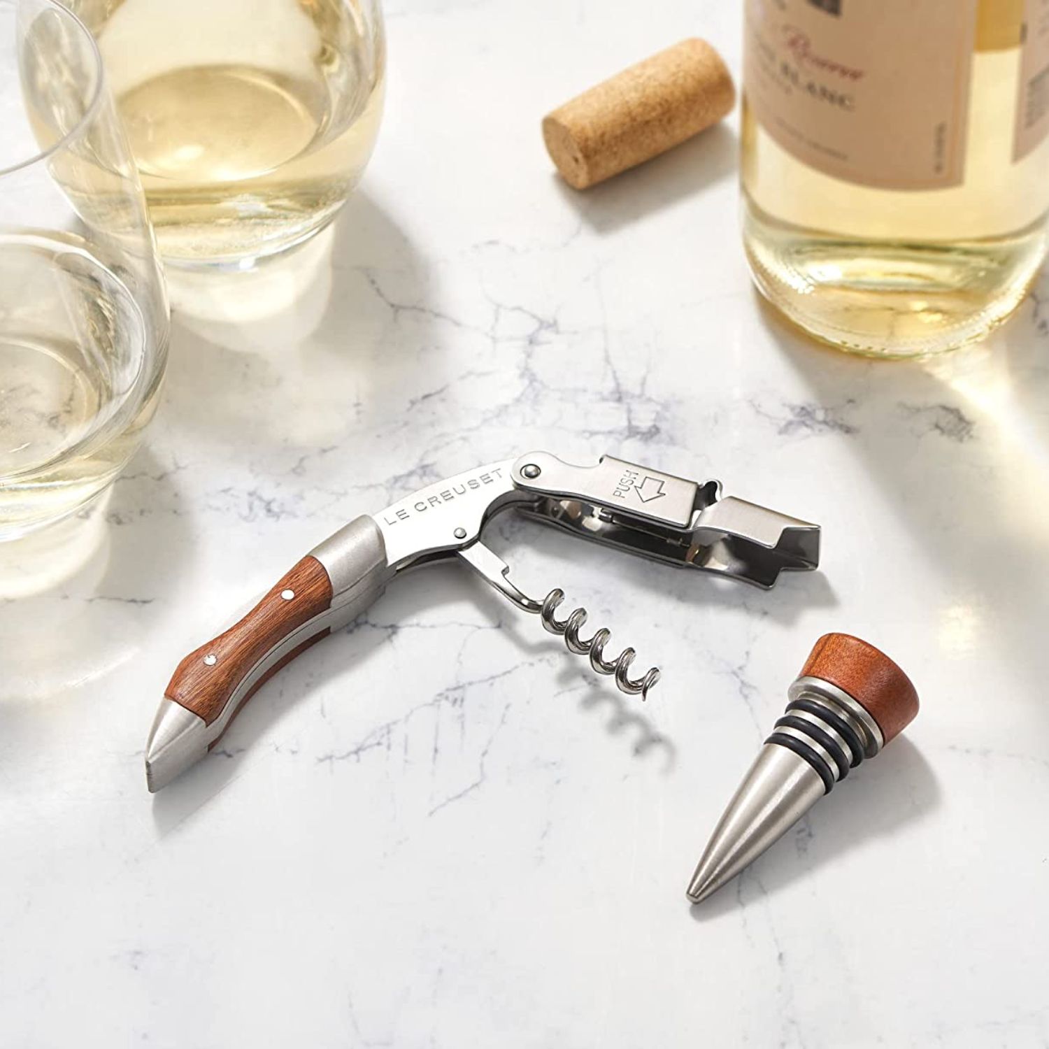 Le Creuset Corkscrew and Stopper