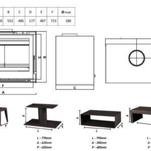Cristal 78 Freestanding