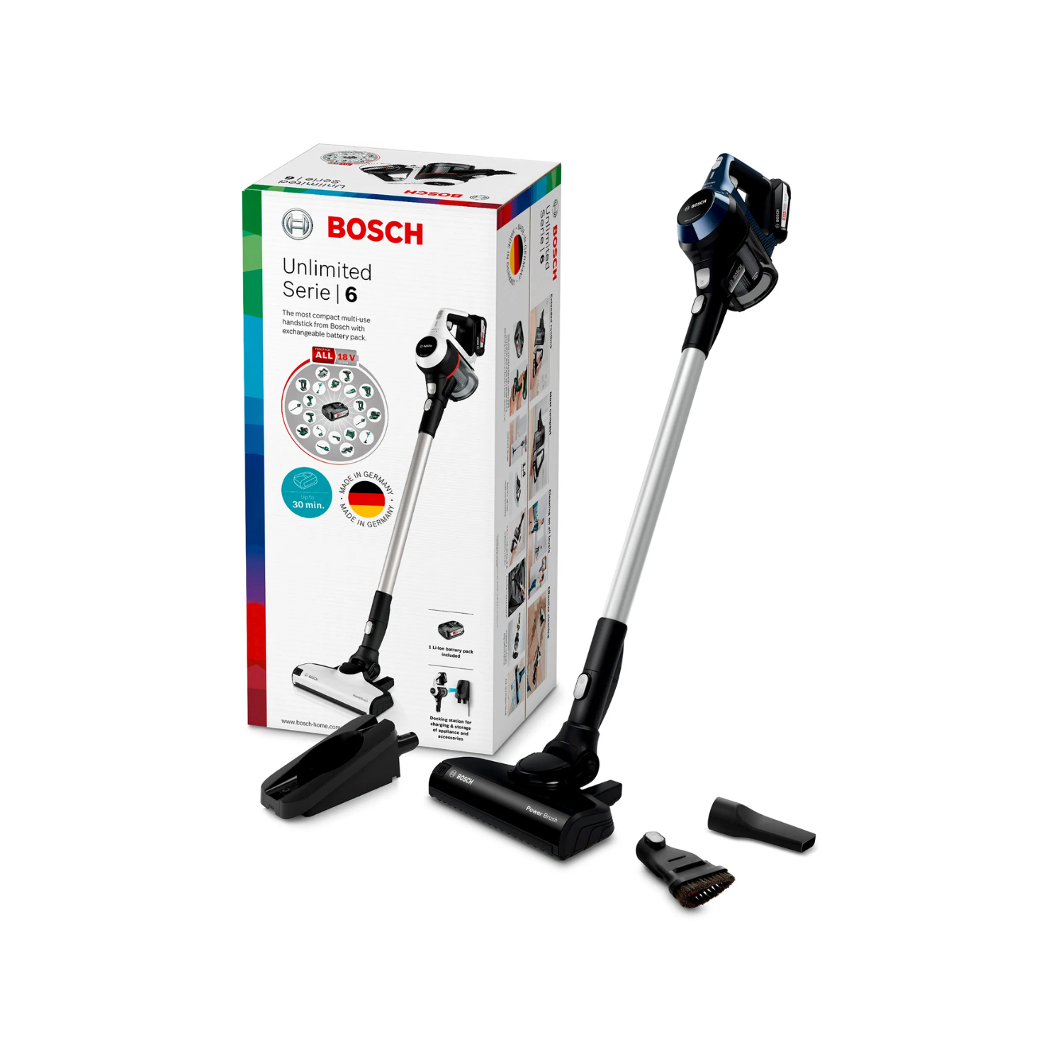 Bosch Cordless Vacuum Cleaner - BCS611P4A