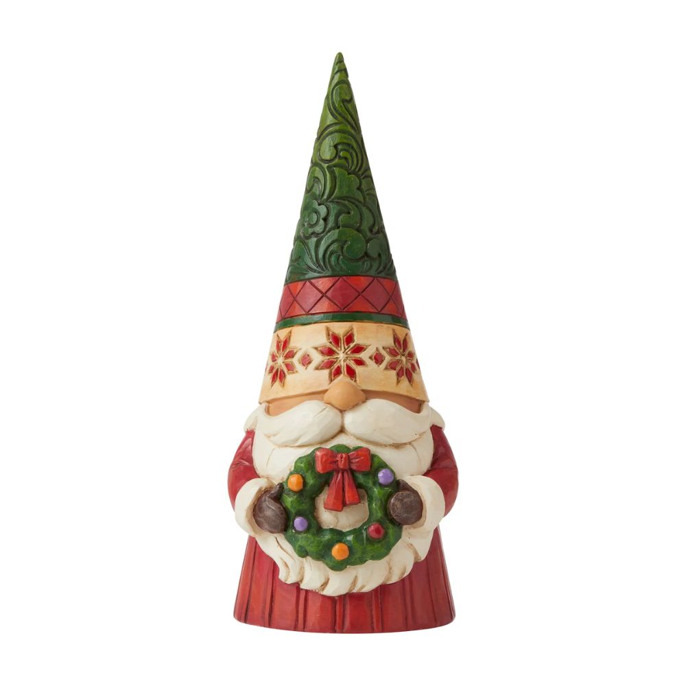 Jim Shore Christmas Gnome + Wreath