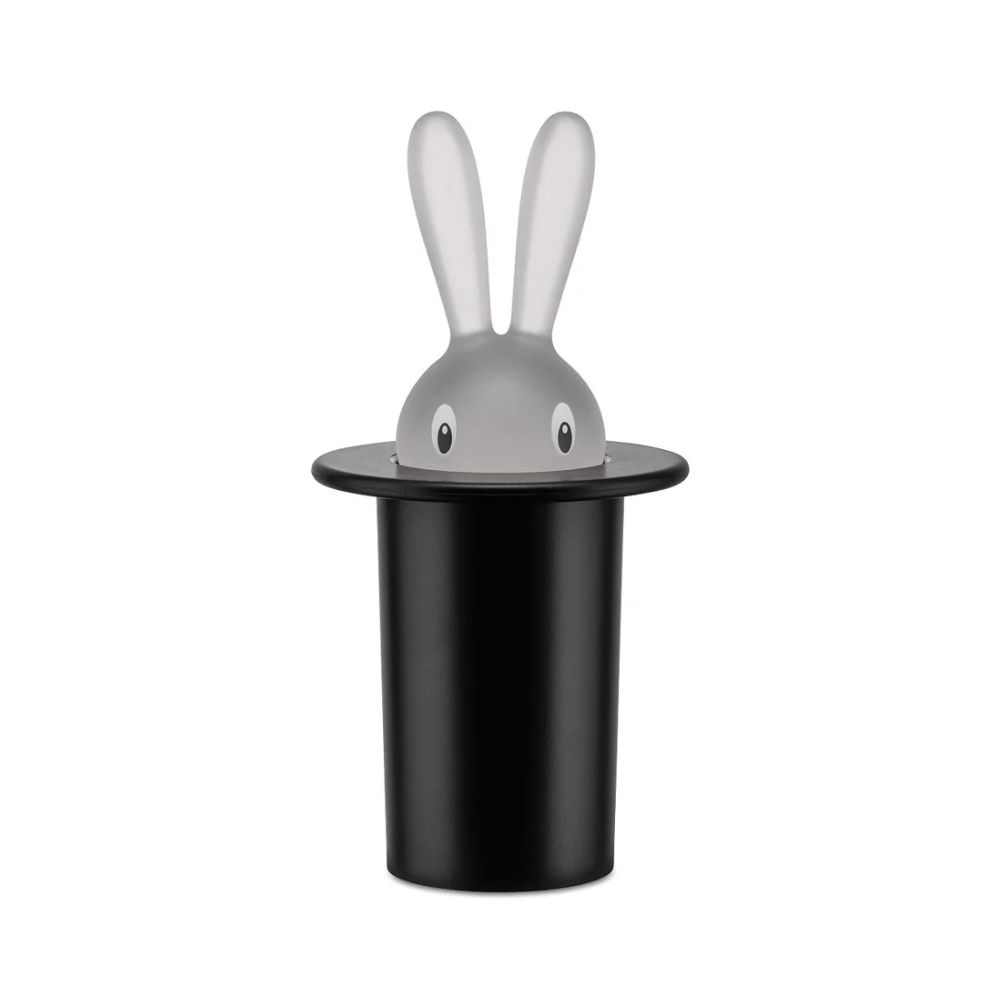 Alessi Magic Bunny Toothpick Holder Black