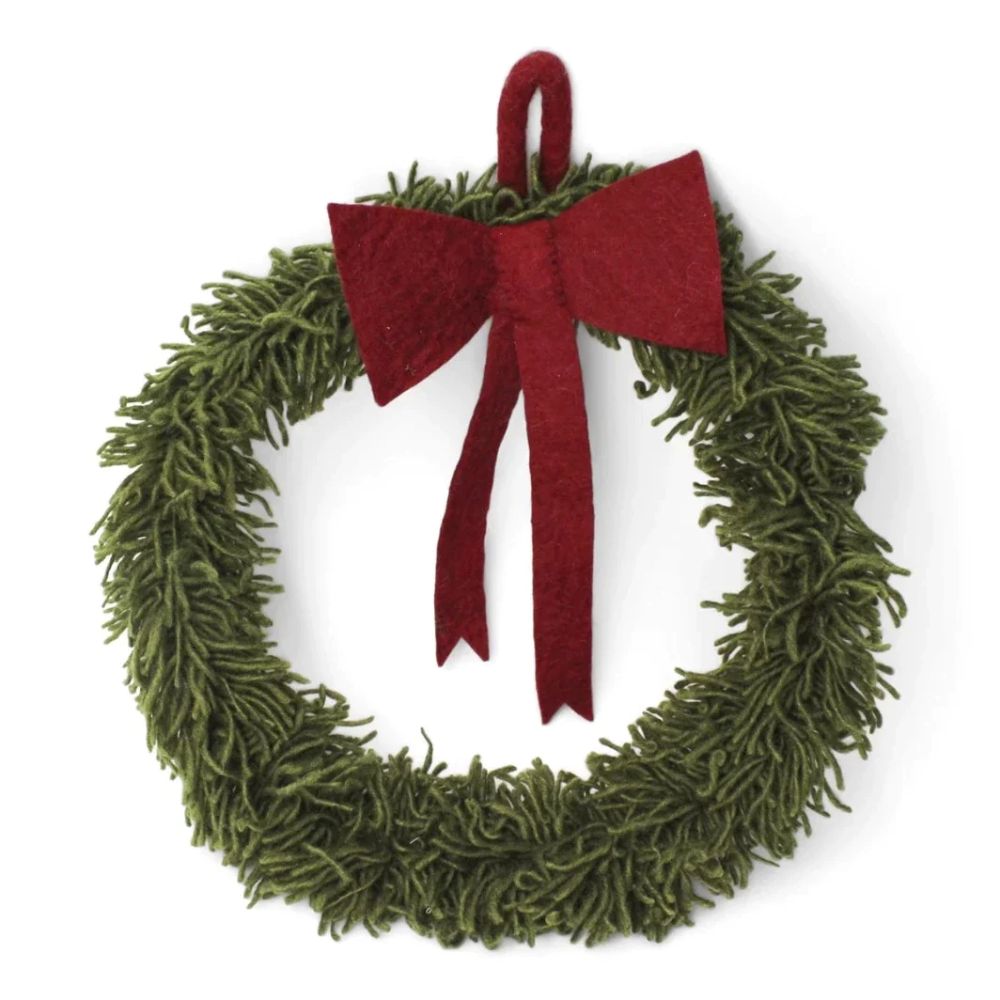 Gry & Sif Big Wreath + Red Bow