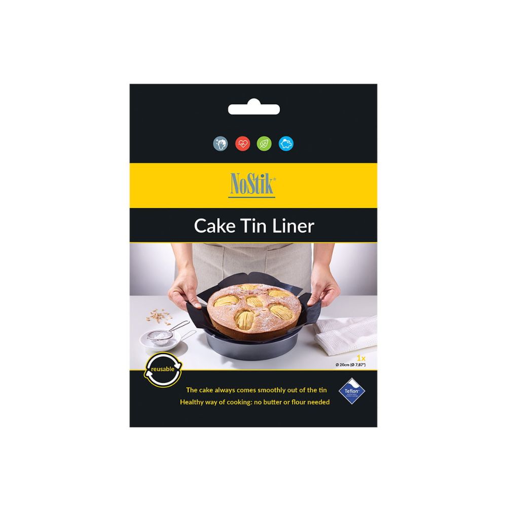 NoStik Cake Tin Liner Round 20cm