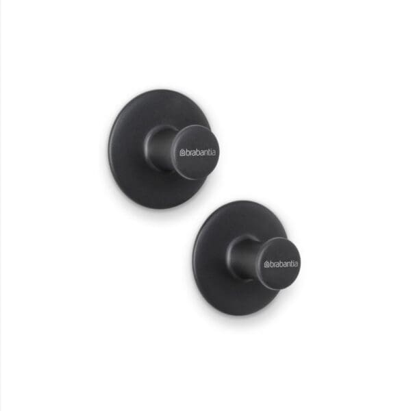 Brabantia Towel Hook Set Of 2 Grey