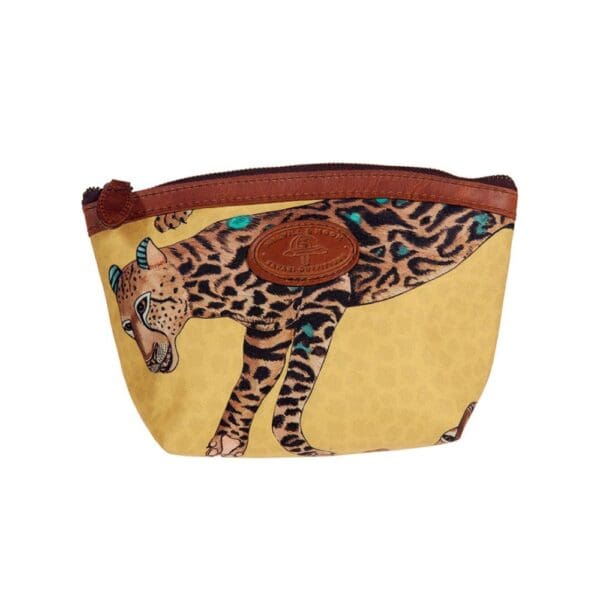 Melvill+Moon X Ardmore Cosmetic Bag Cheetah King Gold