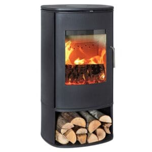 Morso 8143 + Log Storage Fireplace