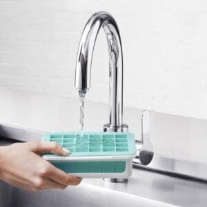 OXO Covered Silicone Ice Cube Tray-Cocktail Cubes (1)