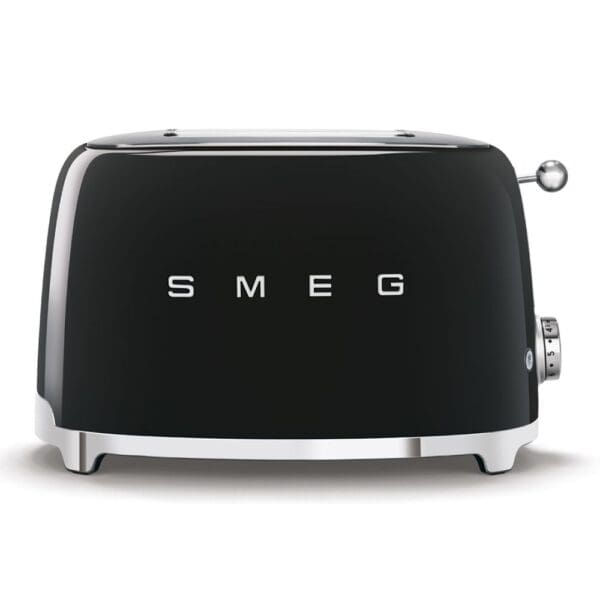 Smeg Two Slice Toaster glossy black