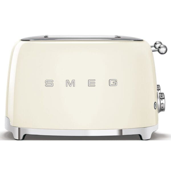 Smeg four Slice Toaster square cream