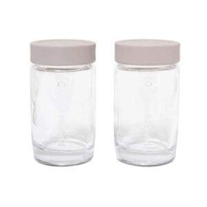 CrushGrind Vaasa Spice Jar Set off white