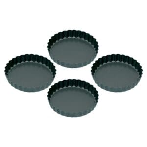 KitchenCraft Mini TartQuiche Loose Base Tins