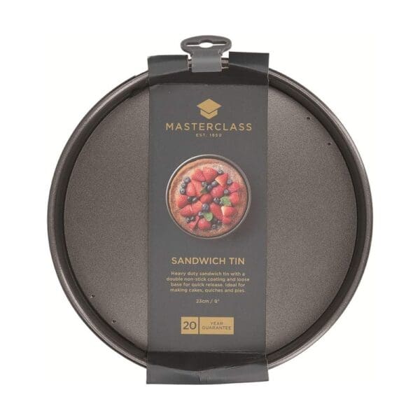 MasterClass Round Sandwich Tin 23cm