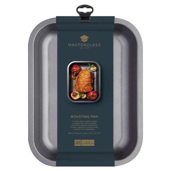 MasterClass Sloped Open Roasting Tin 33 x 25 cm