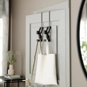 Umbra Buddy Hooks Double Over The Door Black (1)