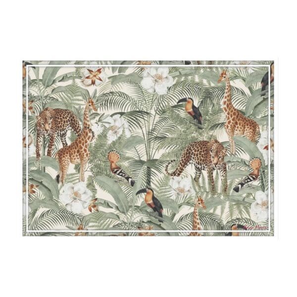 Anna-Maud Vinyl Placemats African safari