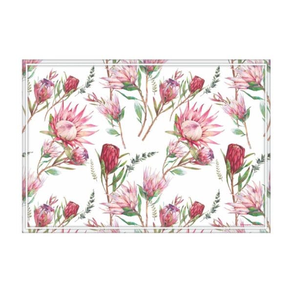 Anna-Maud Vinyl Placemats Protea Four