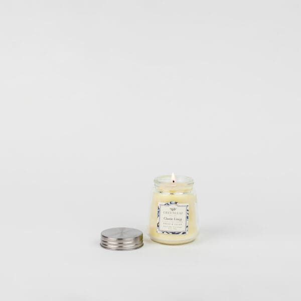 Greenleaf Petite Candle Classic Linen