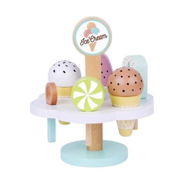 Tooky Toy Wooden Ice Cream Set