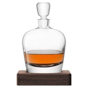 LSA Whisky Arran Decanter & Walnut Base