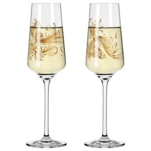 Ritzenhoff Prosecco Glasses - Rose Hauch Series No.2