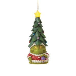 Jim Shore Grinch Light Up Gnome Ornament