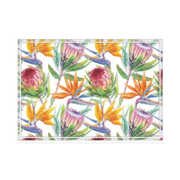 Anna-Maud Vinyl Placemats National Flowers