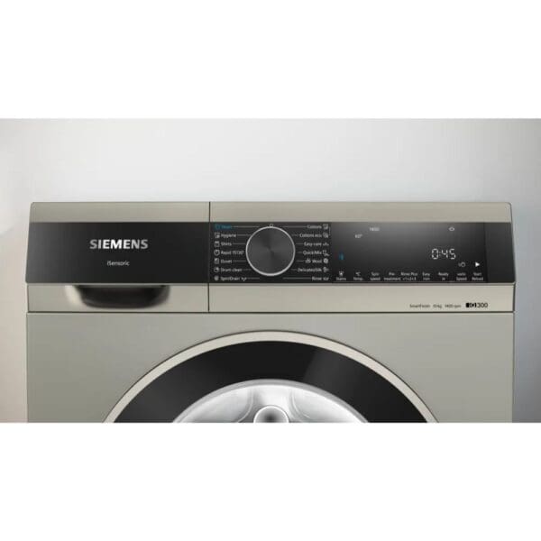 Siemens Washing Machine iQ300 10KG Silver Inox WG54A20XZA - Image 2