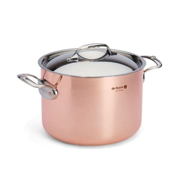 De Buyer Copper High Stew Pan Prima Matera 24CM