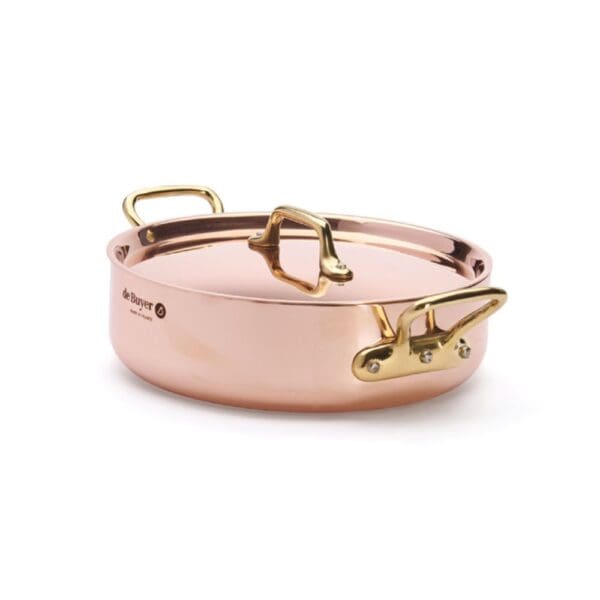 De Buyer Copper Sauté-Pan & Lid Inocuivre 20CM