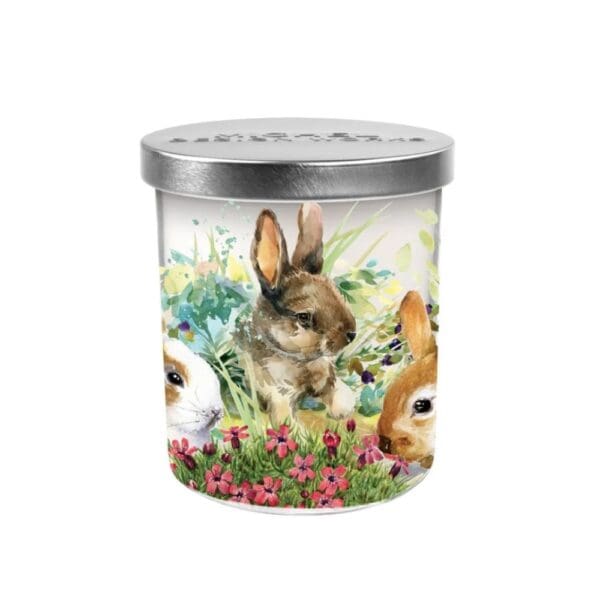 Michel Design Works Candle Jar Bunny Meadow