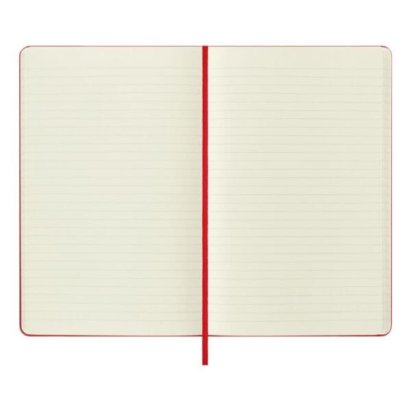 Moleskine Classic Notebook Hard Cover Scarlet Red XL Ruled - Image 2