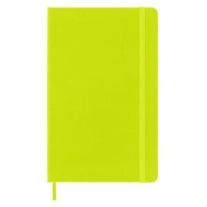 Moleskine Classic Notebook Hard Cover Lemon Green L Plain