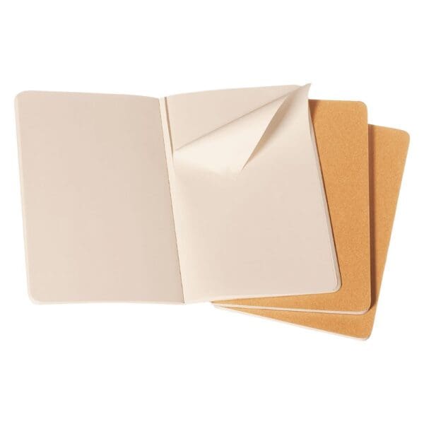 Moleskine Cahier Notebook Natural Pocket Plain Three - Image 2