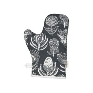 A Love Supreme Oven Glove White On Grey
