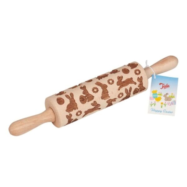 Tala Easter Pattern Wooden Rolling Pin