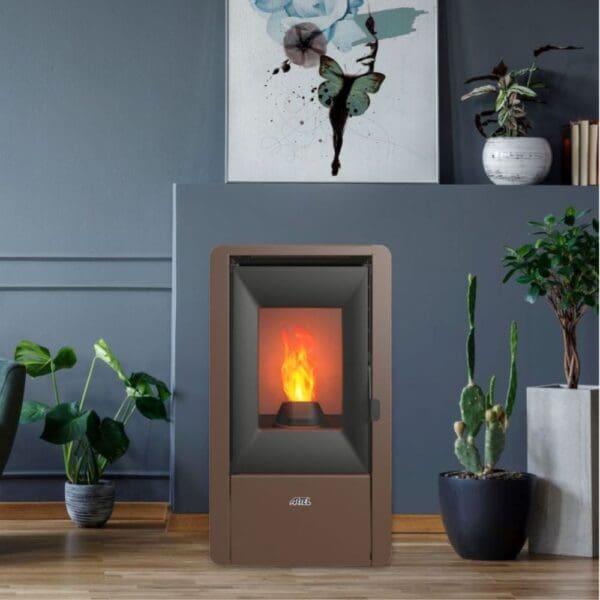 Artel Nina Pellet Fireplace Rust - Image 2