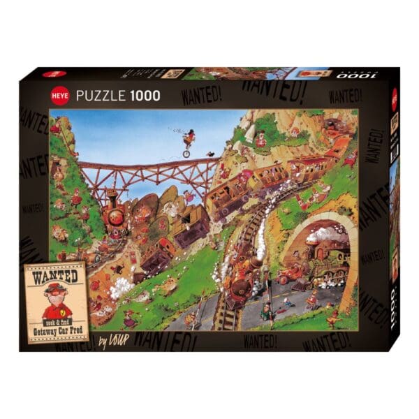 Heye Getaway Car Fred 1000 Piece Puzzle