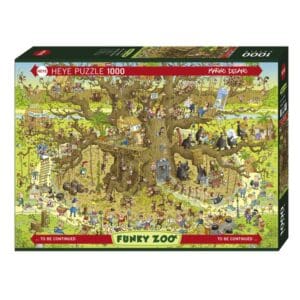 Heye Monkey Habitat 1000 Piece Puzzle