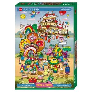Heye With Jon Burgerman 500 Piece Puzzle