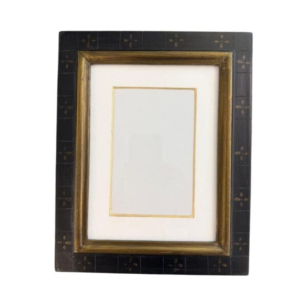 Heart Of Gold "Gold Flowers" Photo Frame