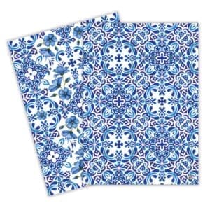 Michel Design Works Tea Towel Indigo Seas 2