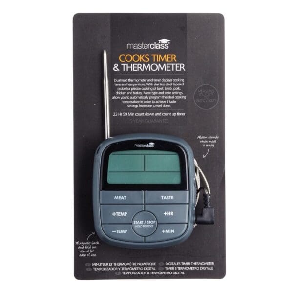 MasterClass Digital Meat Cooking Thermometer 24-Hour - Image 2