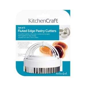 KitchenCraft Fluted Pastry/Cookie Cutters