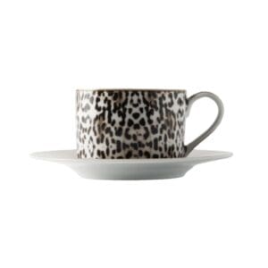 Jenna Clifford Leopard Tea Cup & Saucer