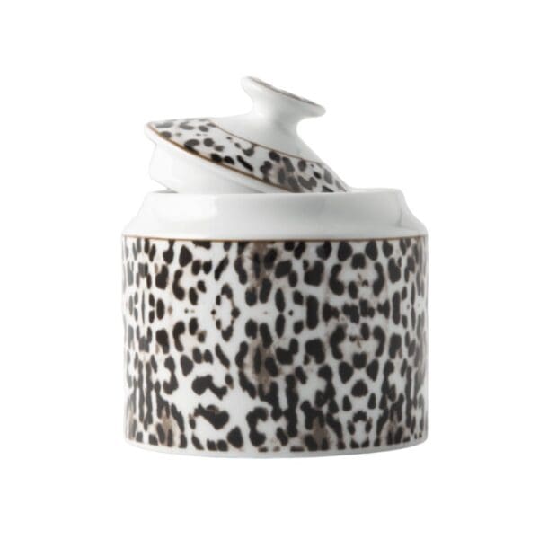 Jenna Clifford Leopard Sugar Pot