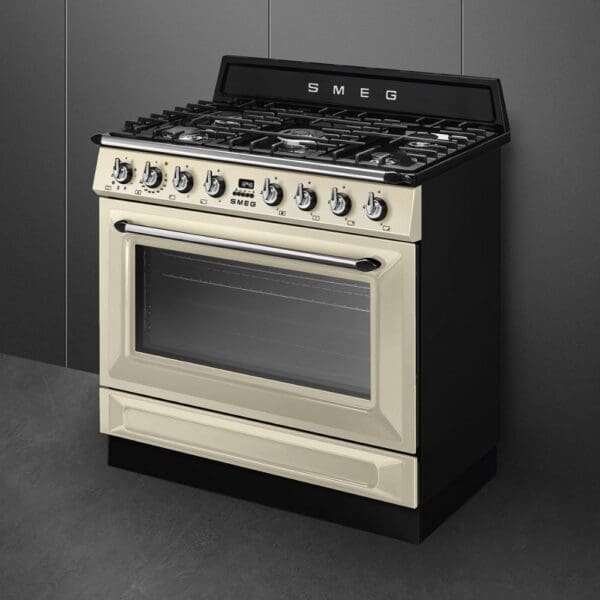 Smeg Cooker Victoria Gas Hob Cream TR90GMP - Image 3